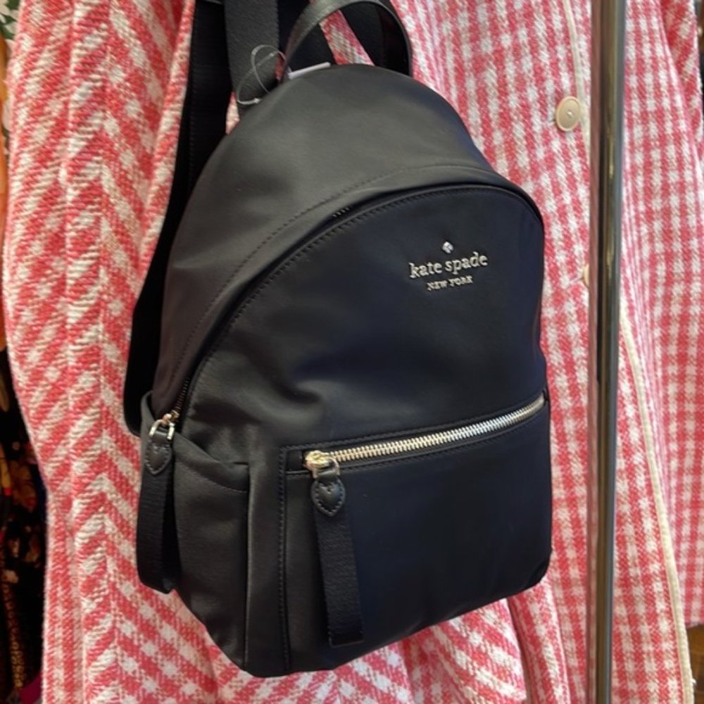 Kate Spade Chelsea Medium Backpack Black - Picture 14 of 16